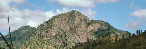 A rocky mountain peak in Honduras