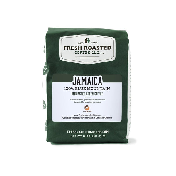 100% Jamaica Blue Mountain - Unroasted Coffee