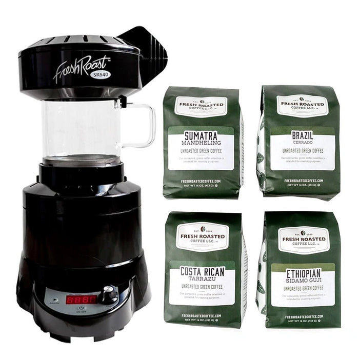 Fresh Roast SR540 + Unroasted Adventurer Starter Kit