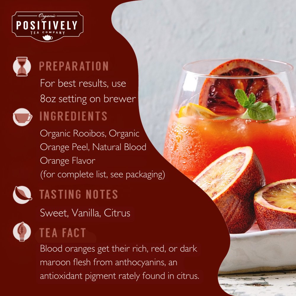 Blood Orange Vanilla Rooibos - Tea Pods