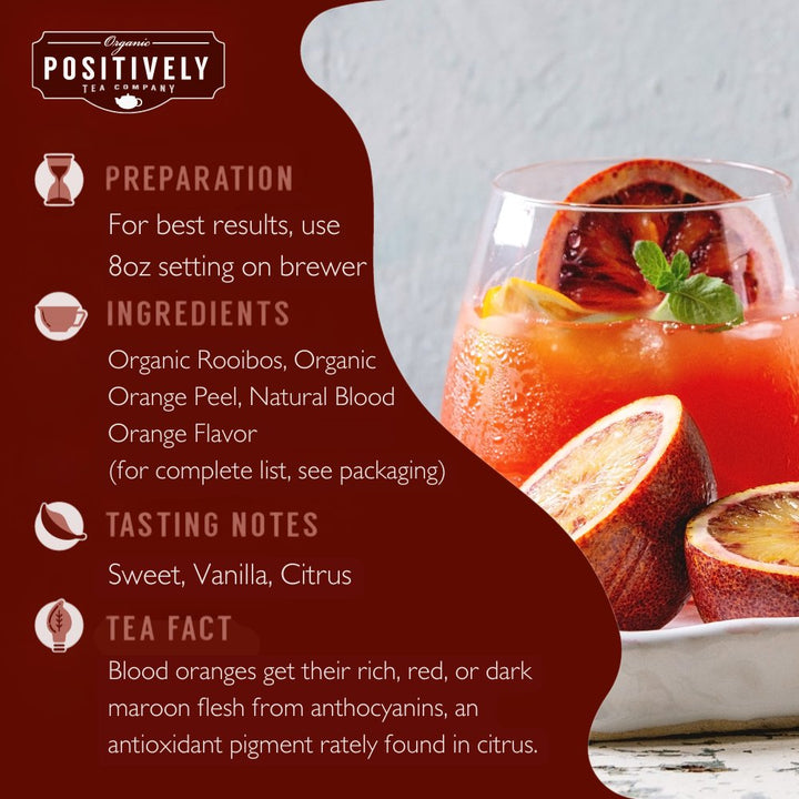 Blood Orange Vanilla Rooibos - Tea Pods