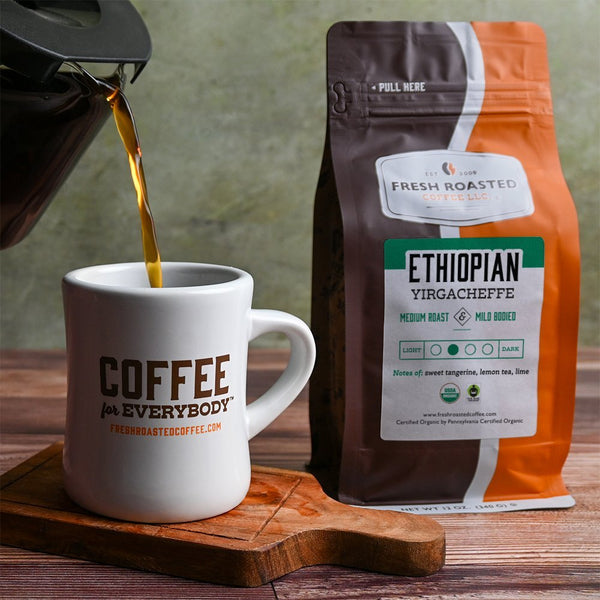 Organic Ethiopian Yirgacheffe - Roasted Coffee