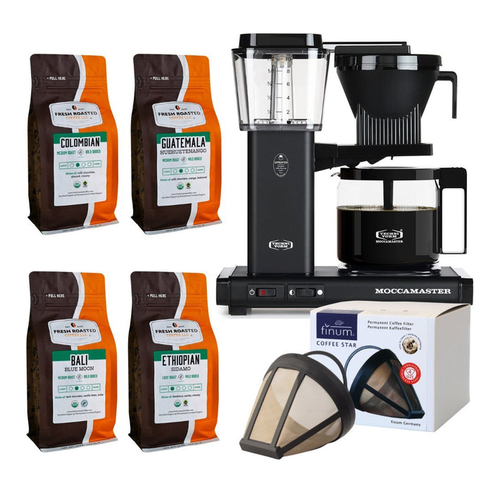 Moccamaster + Organic World Tour Kit - Coffee Gift Set