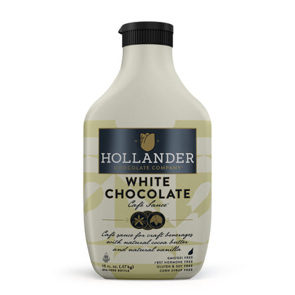 Hollander White Chocolate Café Sauce - Flavored Sauce