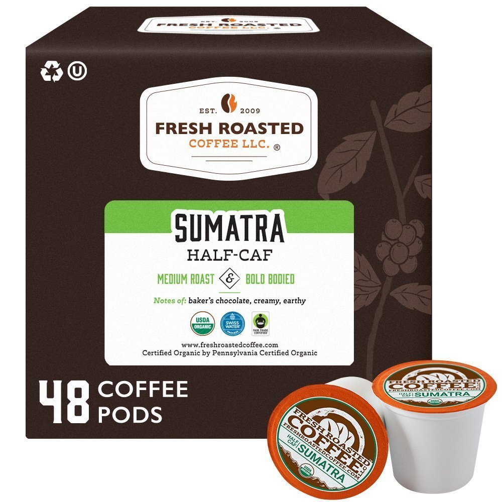Organic Sumatra Water-Processed Half Caf - Classic Coffee Pods