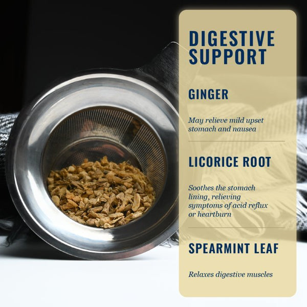 Digestive Support Bundle - Loose Leaf Tea, Botanicals & Brew Basket