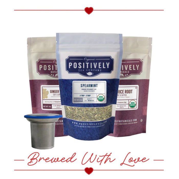 Digestive Support Bundle - Loose Leaf Tea, Botanicals & Brew Basket