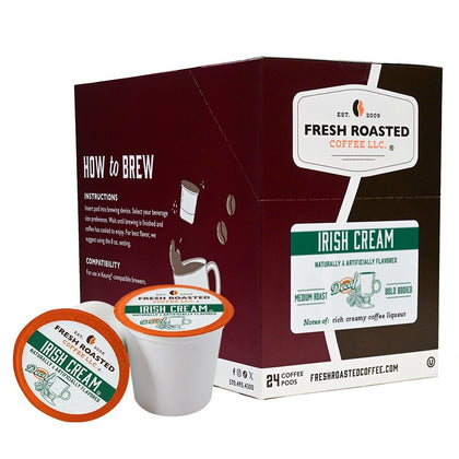 Decaf Irish Cream - Flavored Coffee Pods