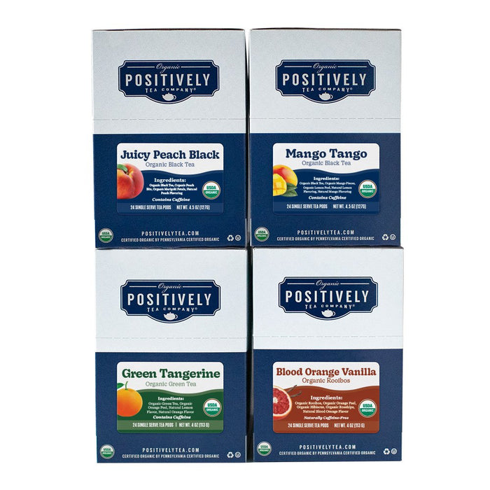 Positively Tea Fruity Flavored Favorites - Tea Pods