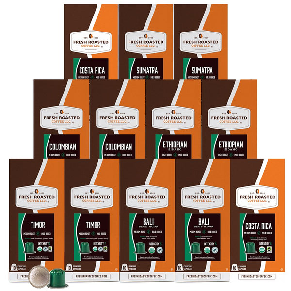 Organic Single Origin Espresso Variety Pack - Espresso Capsules