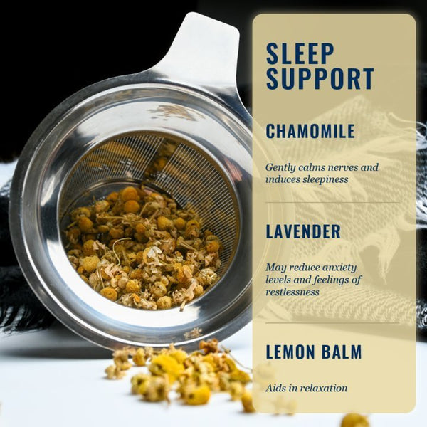 Sleep Support Bundle - Loose Leaf Tea, Botanicals & Brew Basket