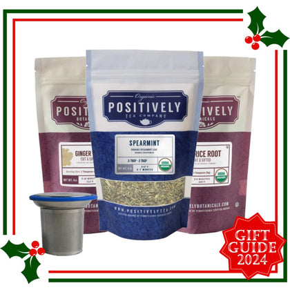 Digestive Support Bundle - Loose Leaf Tea, Botanicals & Brew Basket