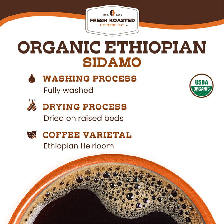 Organic Fair Trade Ethiopian Sidamo - Espresso Capsules