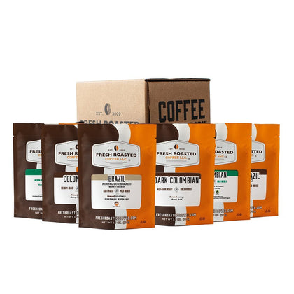 Fresh Roasted Six Pack Sampler - South American Coffee