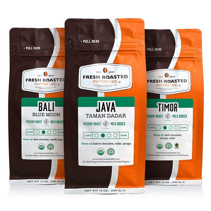 Tour of the Indo-Pacific (Organic) - Roasted Coffee Bundle