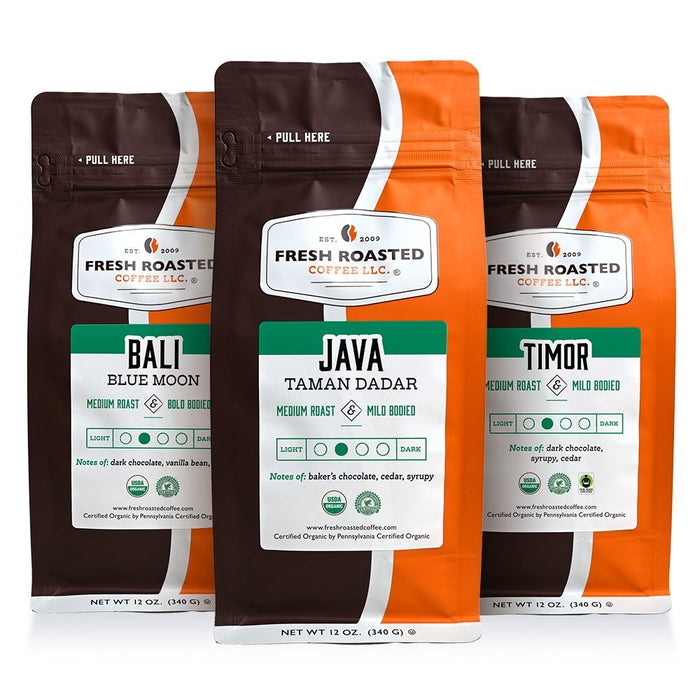 Tour of the Indo-Pacific (Organic) - Roasted Coffee Bundle