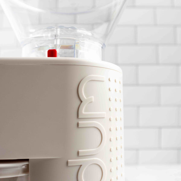 Bodum® Bistro Electric Burr Coffee Grinder - Off White