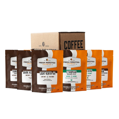 Fresh Roasted Six Pack Sampler - African Coffee