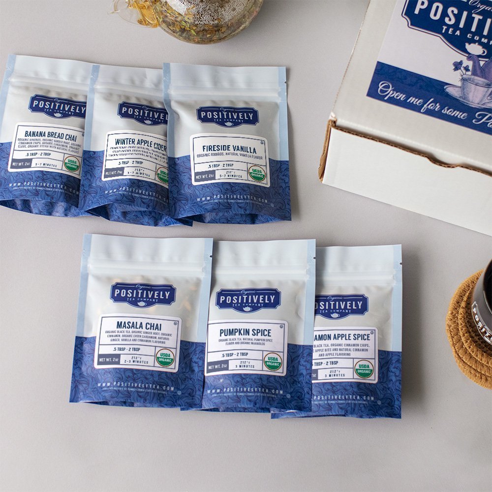 Positively Tea Sampler - Winter Warmers Mini-Flight