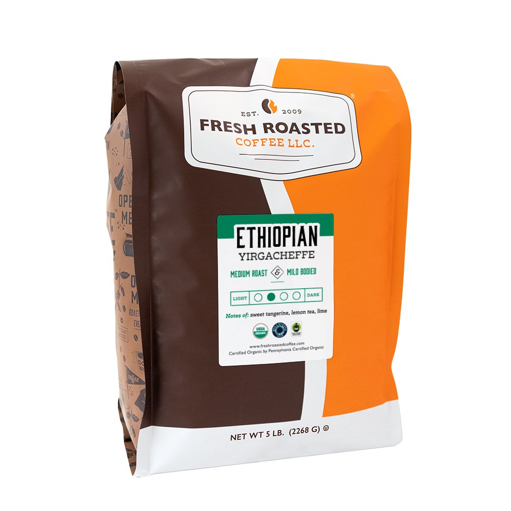 Organic Ethiopian Yirgacheffe - Roasted Coffee