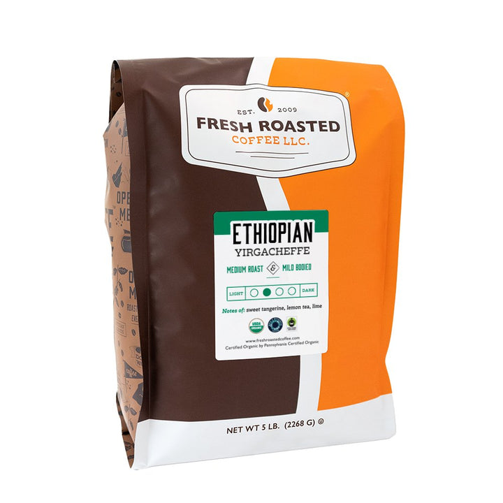 Organic Ethiopian Yirgacheffe - Roasted Coffee