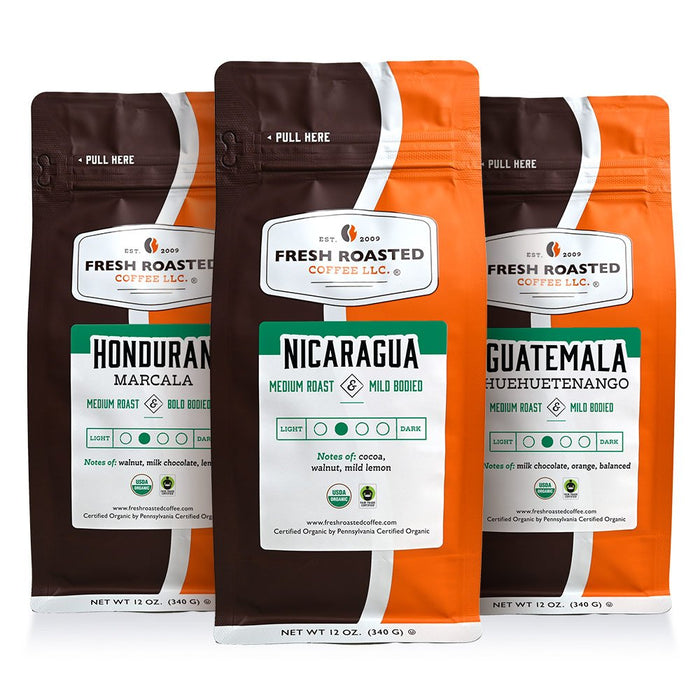 Tour of Central America (Organic) - Roasted Coffee Bundle