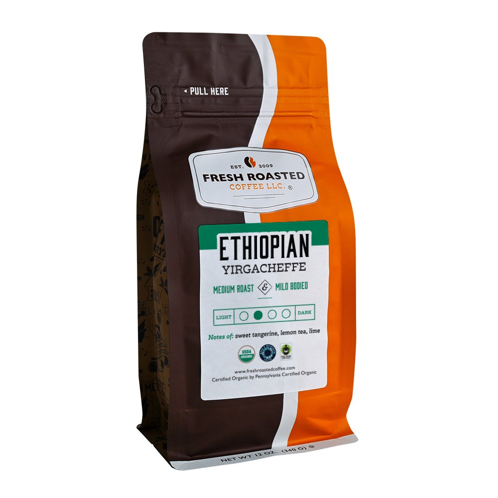 Organic Ethiopian Yirgacheffe - Roasted Coffee