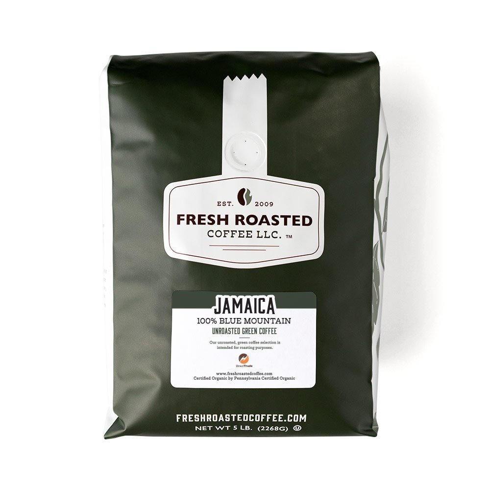 100% Jamaica Blue Mountain - Unroasted Coffee