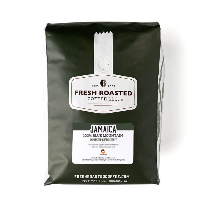 100% Jamaica Blue Mountain - Unroasted Coffee