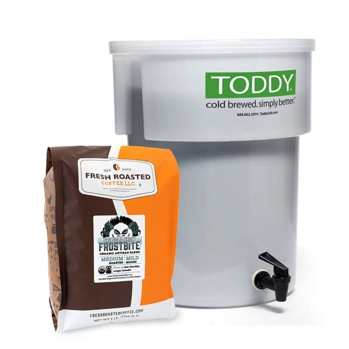 Toddy® Cold Brew Commercial System + 5 lb Frostbite Organic Cold Brew - Coffee Gift Set